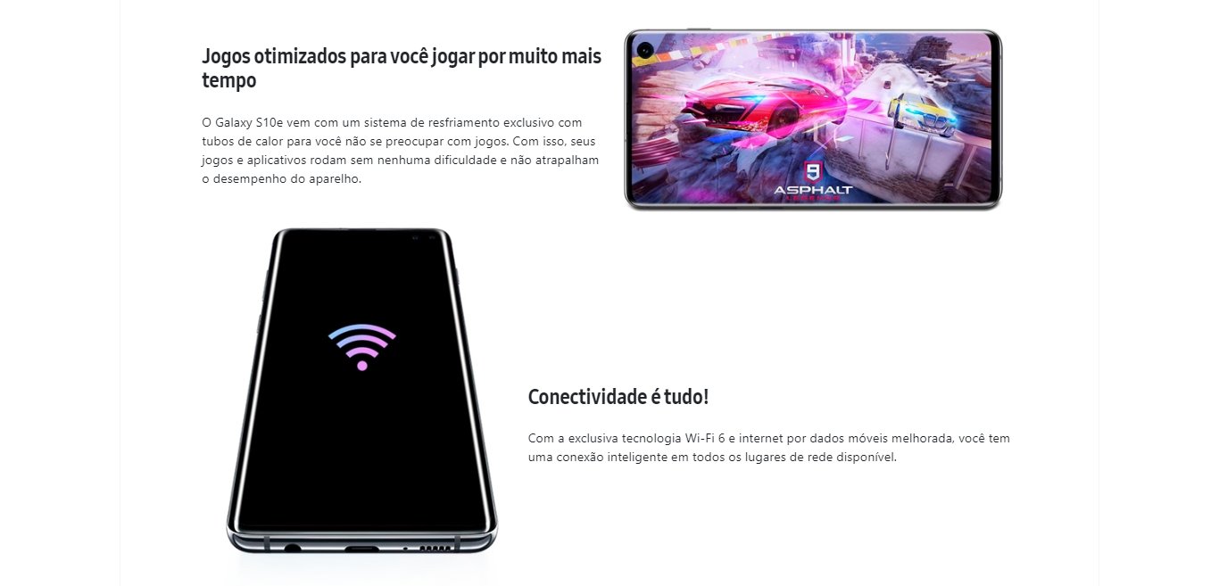  Smartphone Samsung Galaxy S10e 128GB 6GB RAM Tela 5,8